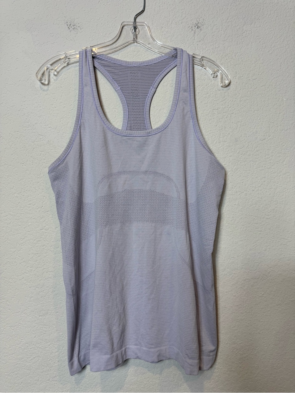 Lululemon Swiftly Tech Light Lavender Racerback Tank Top Gym Workout Women’s 10